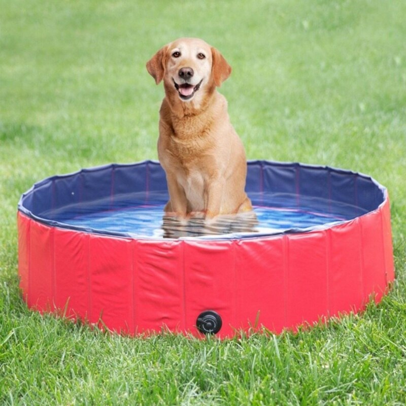 Foldable Dog Swimming Pool  160 Cm  Bi..